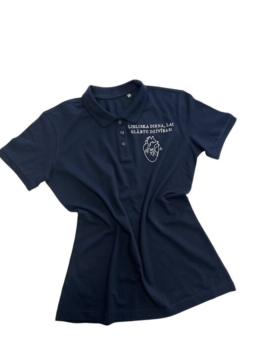 MEDICĪNAS POLO KREKLS - GLĀBT UN SAGLABĀT TUMŠI ZILA KRĀSA